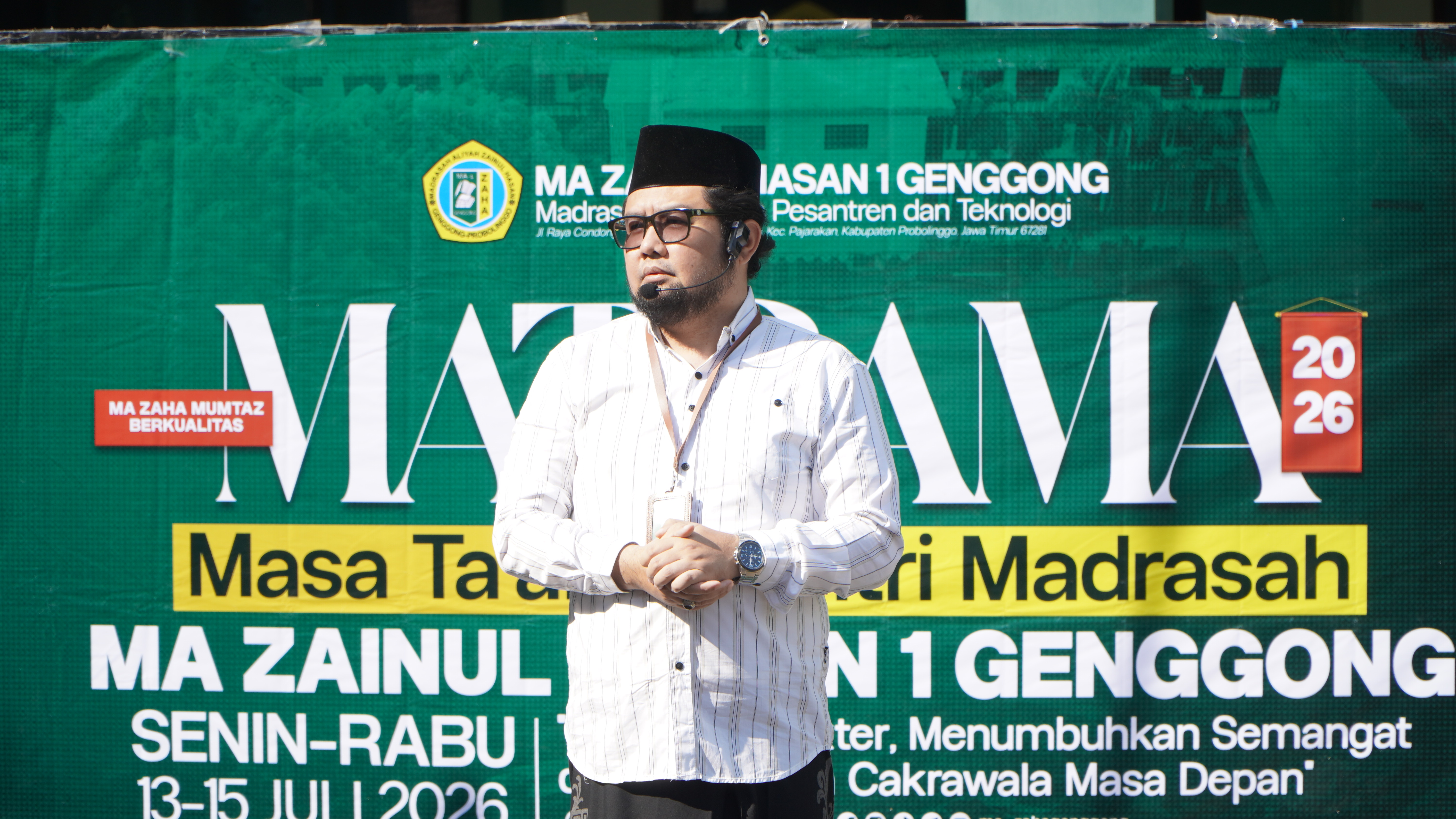 335 Santri Baru MA Zaha 1 Genggong Ikuti MATSAMA 2026, Nun Alex Tekankan Tiga Fondasi Kehidupan